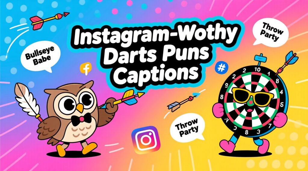 Instagram-Worthy Darts Puns Captions 