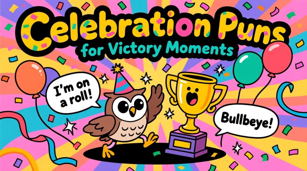 Celebration Puns for Victory Moments 