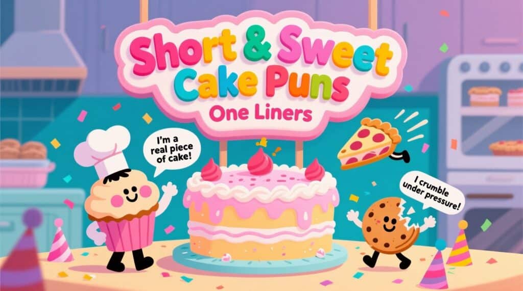 Short & Sweet Cake Puns One Liners