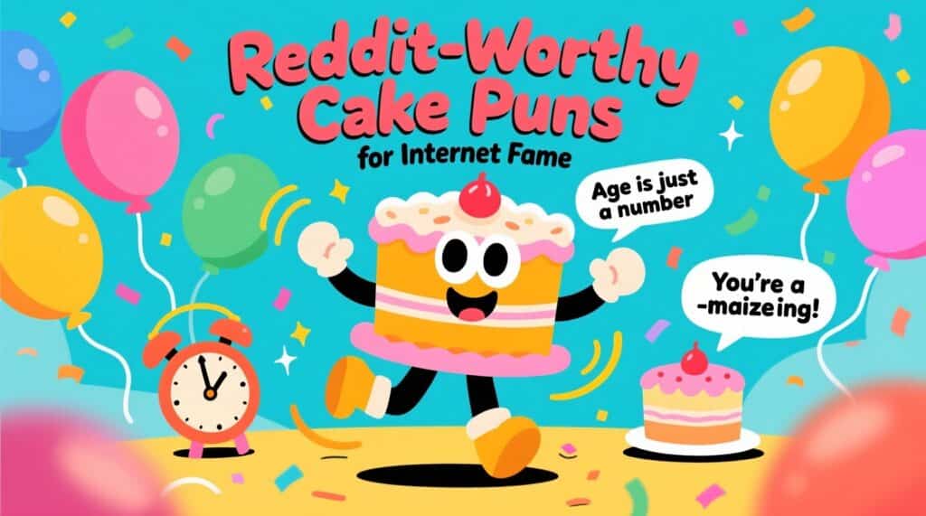 Reddit-Worthy Cake Puns for Internet Fame