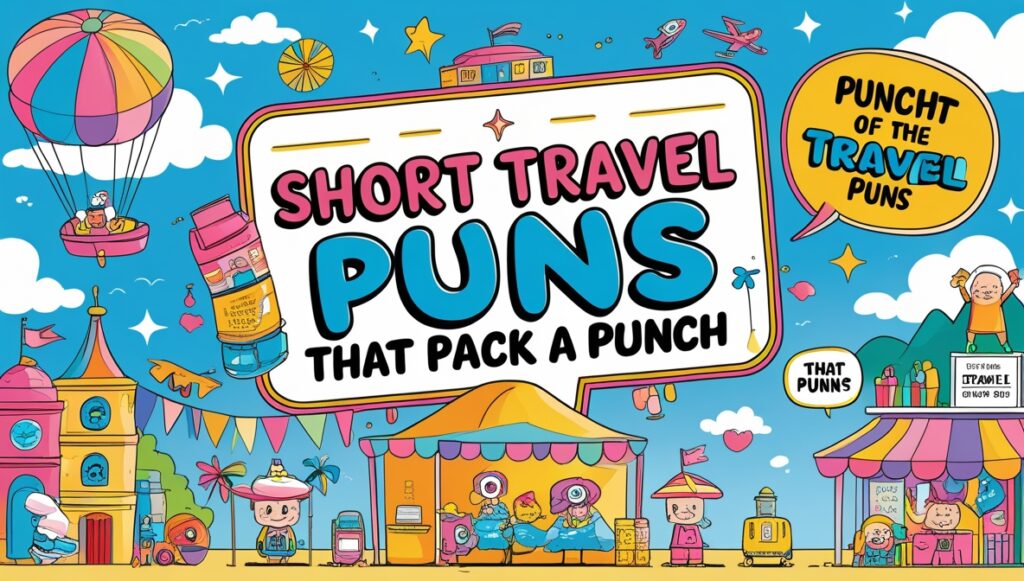  Short Travel Puns That Pack a Punch