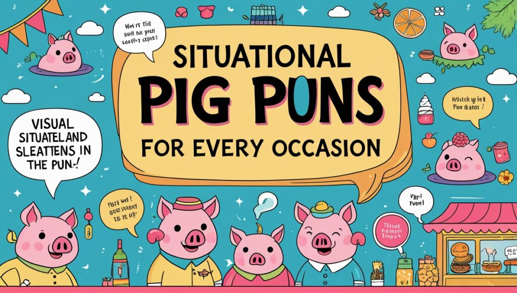 Situational Pig Puns for Every Occasion