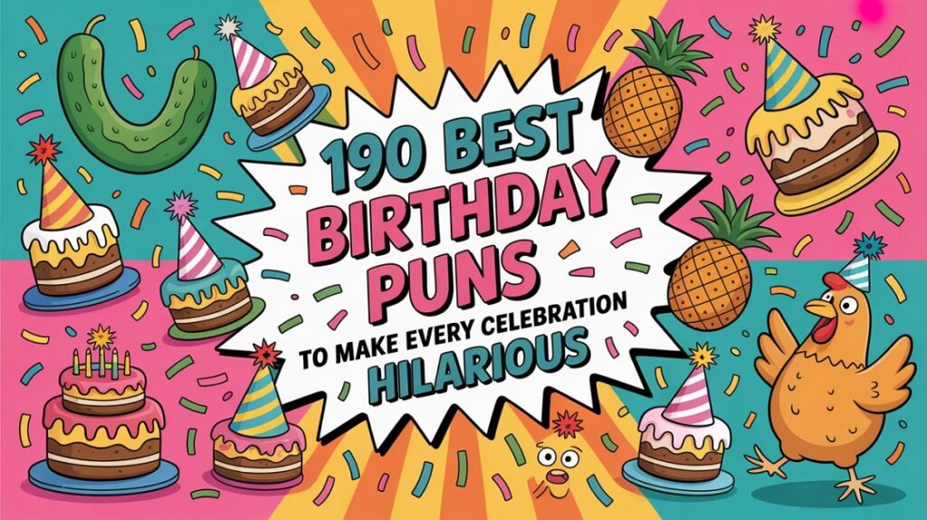 190 Best Birthday Puns to Make Every Celebration Hilarious