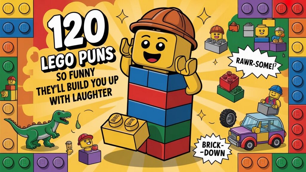120 Lego Puns So Funny They’ll Build You Up with Laughter
