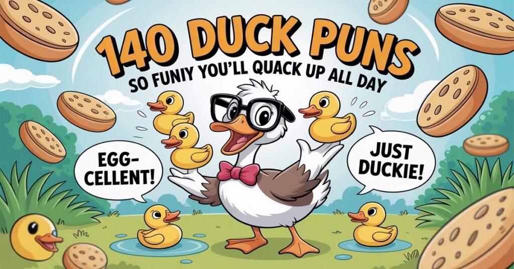 140 Duck Puns So Funny You’ll Quack Up All Day