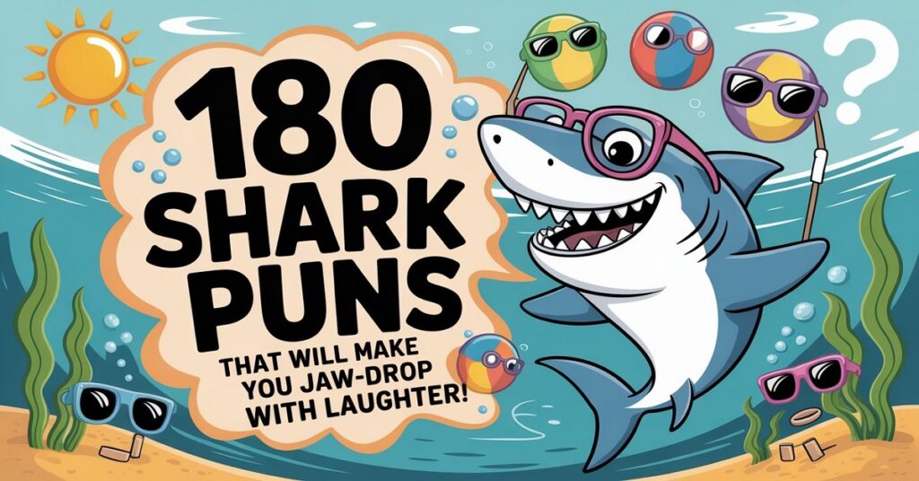 180 Shark Puns That Will Make You Jaw-Drop with Laughter