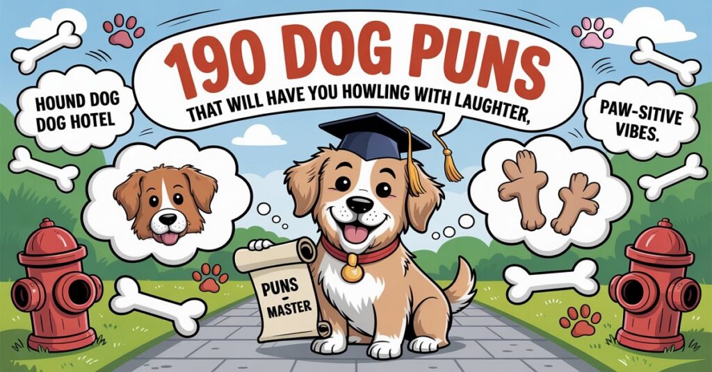 190 Dog Puns That Will Have You Howling With Laughter