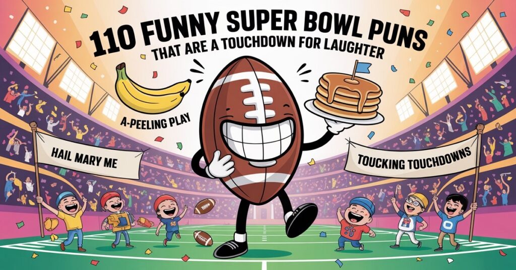 110 Funny Super Bowl Puns That Are a Touchdown for Laughter