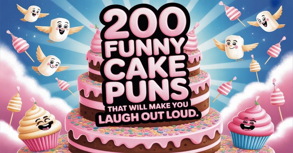 200 Funny Cake Puns That Will Make You Laugh Out Loud