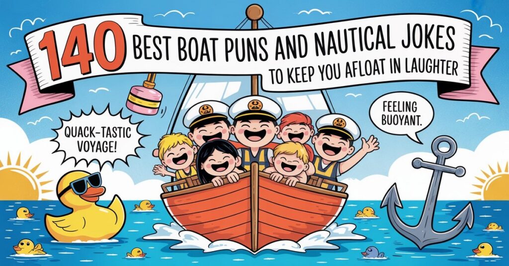 140 Best Boat Puns and Nautical Jokes to Keep You Afloat in Laughter