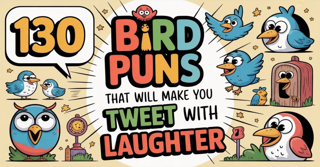 130 Bird Puns That Will Make You Tweet with Laughter