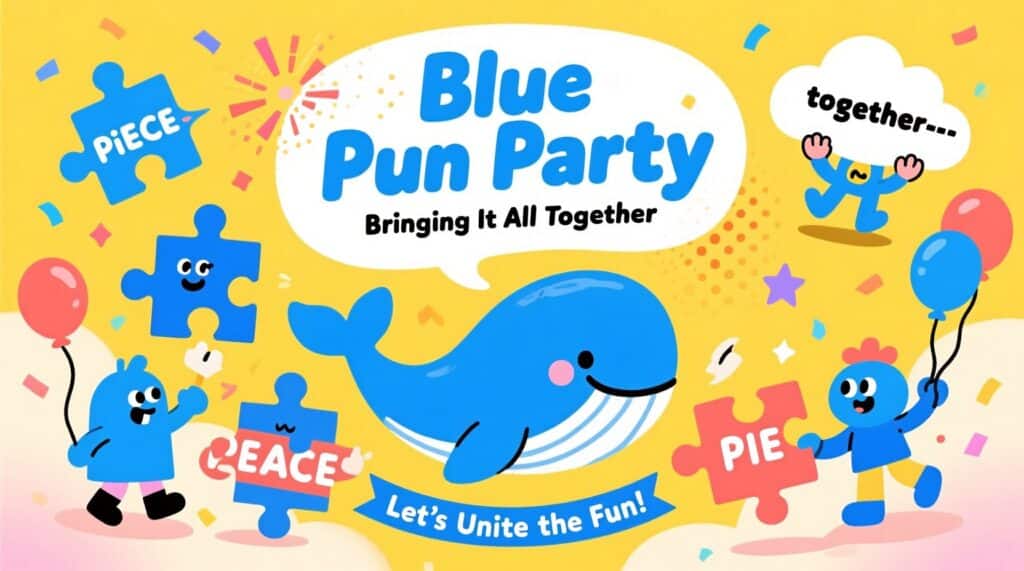 Blue Pun Party: Bringing It All Together