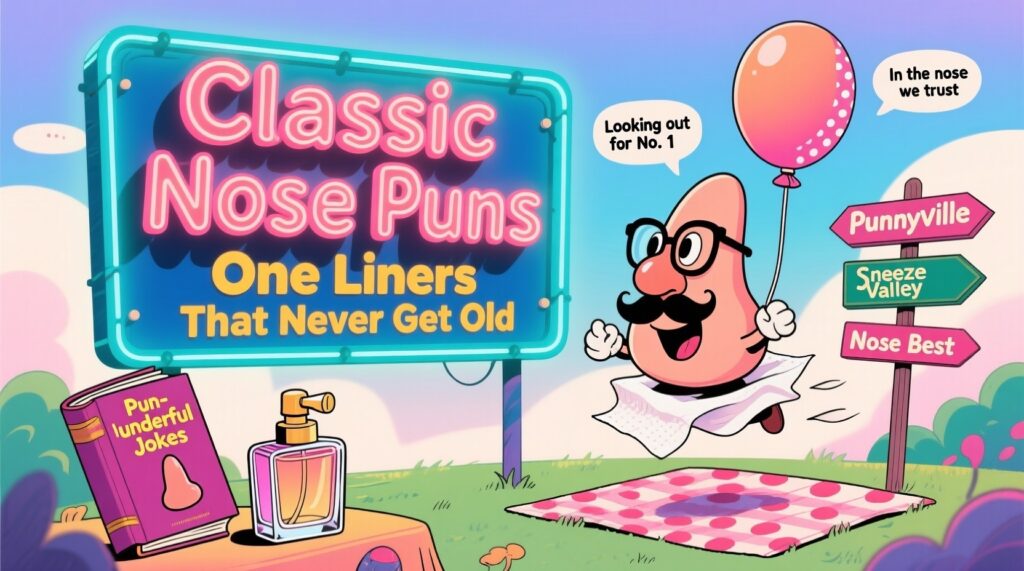 Classic Nose Puns One Liners That Never Get Old 
