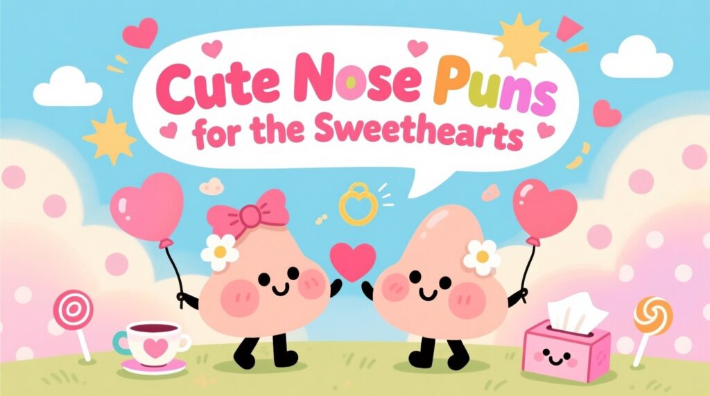 Cute Nose Puns for the Sweethearts 