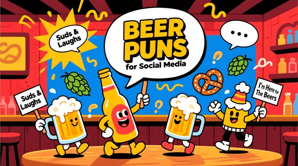 Beer Puns Captions for Social Media