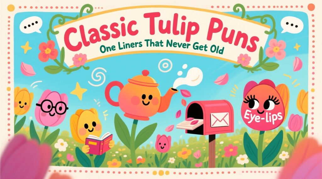 Classic Tulip Puns One Liners That Never Get Old