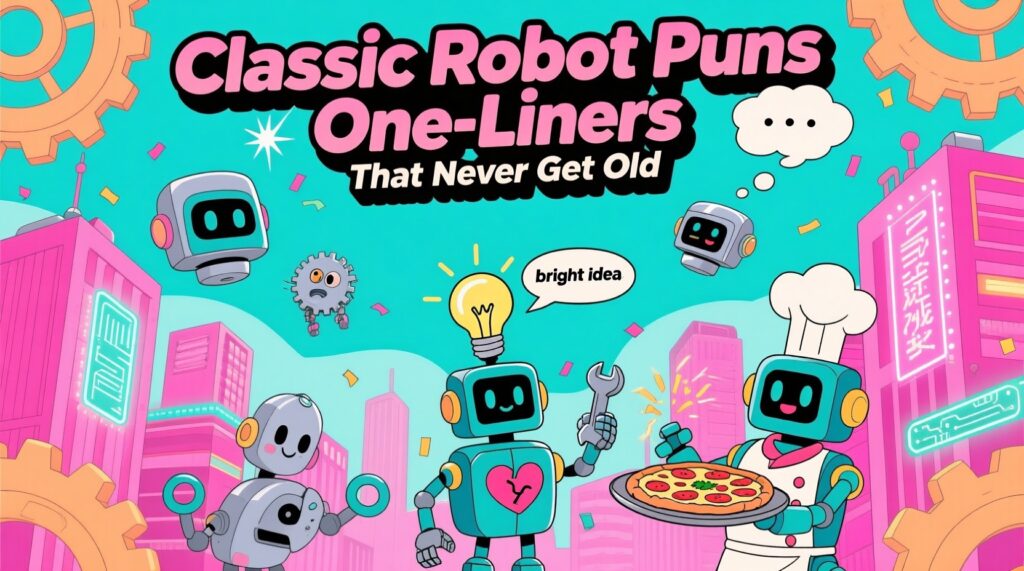 Classic Robot Puns One-Liners That Never Get Old