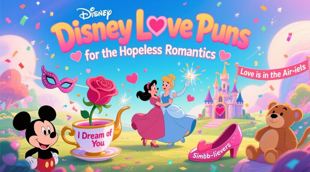 Disney Love Puns for the Hopeless Romantics