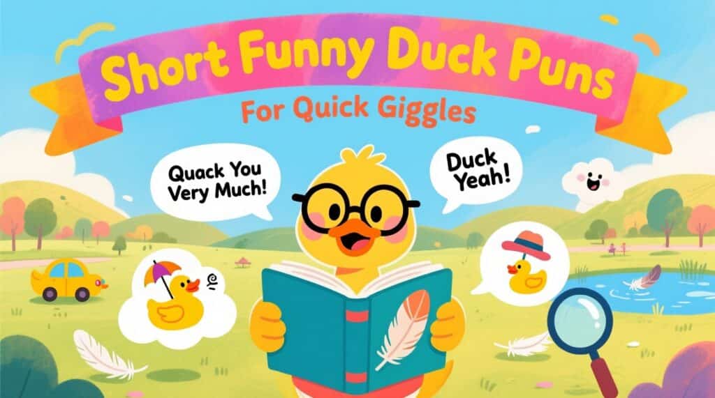 Short Funny Duck Puns For Quick Giggles