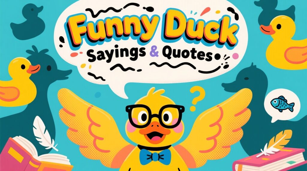 Funny Duck Sayings & Quack Quotes