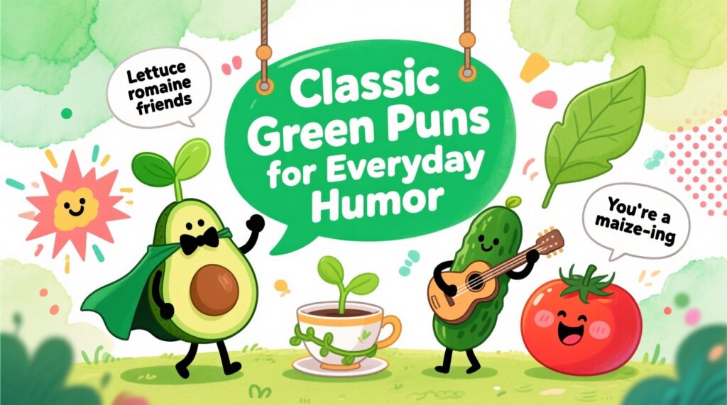 Classic Green Puns for Everyday Humor