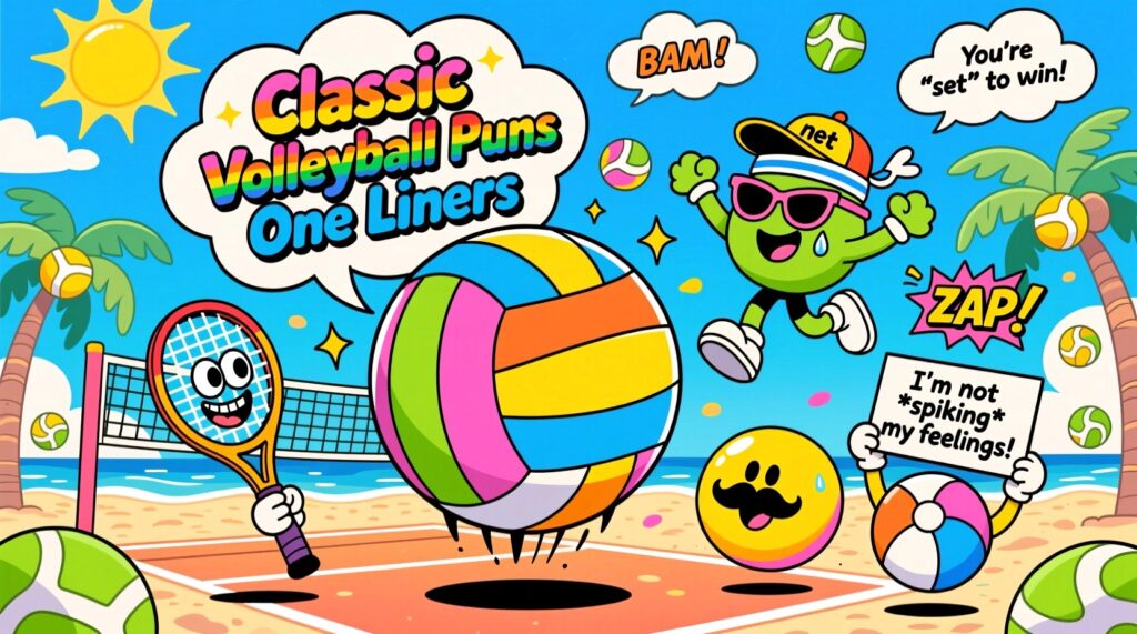 Classic Volleyball Puns One Liners