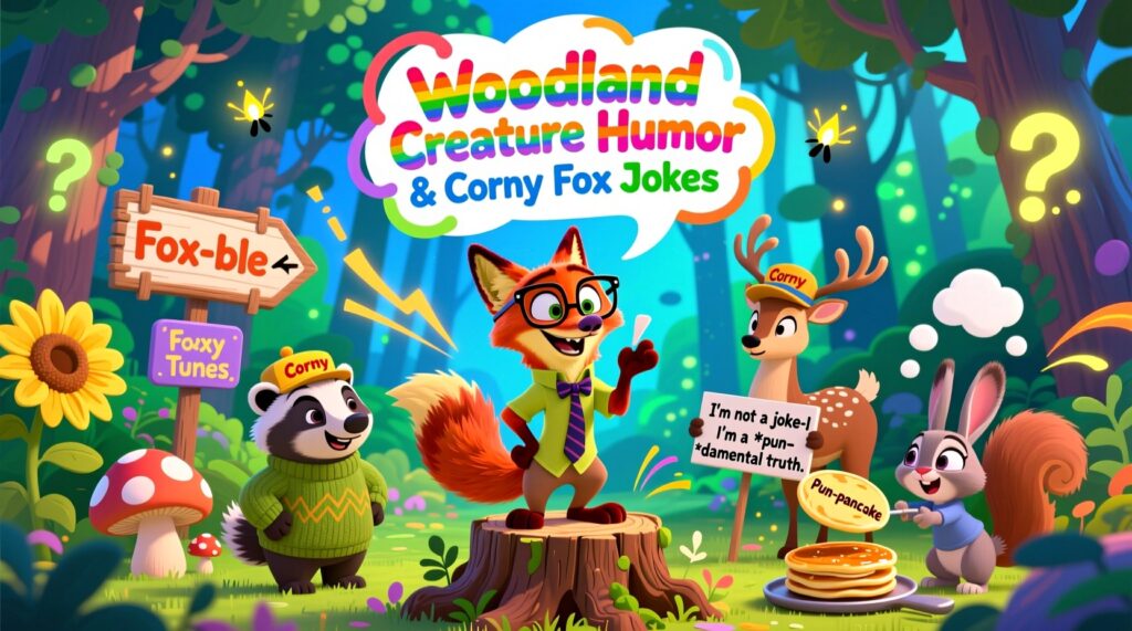 Woodland Creature Humor & Corny Fox Jokes 