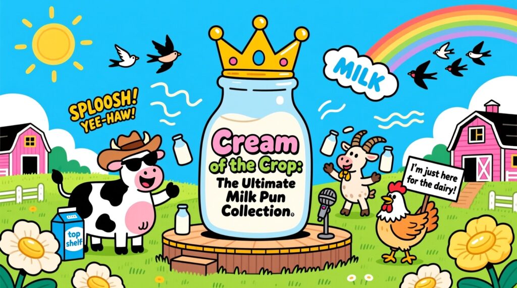 Cream of the Crop: The Ultimate Milk Pun Collection