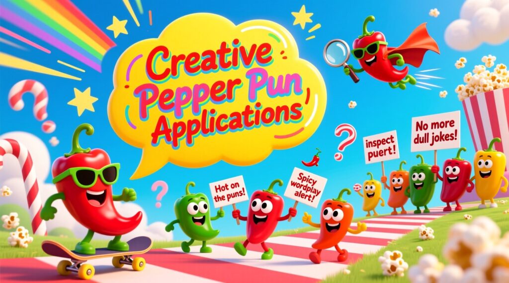 Creative Pepper Pun Applications