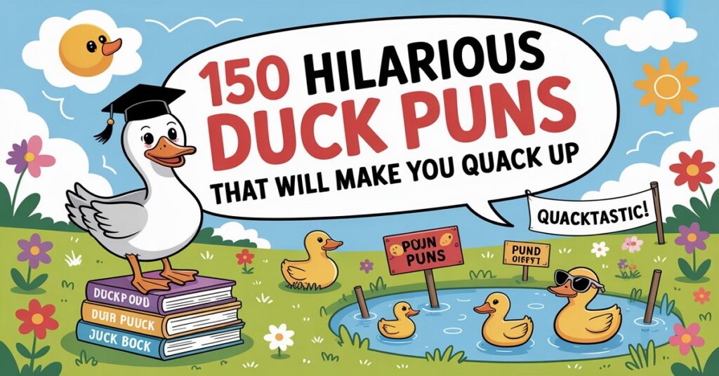 150 Hilarious Duck Puns That Will Make You Quack Up