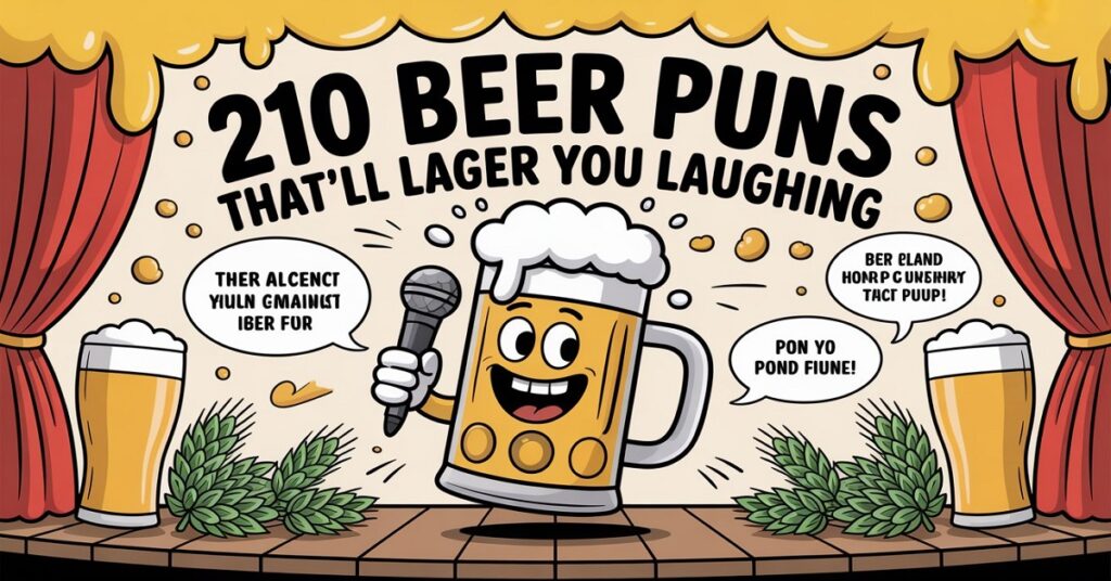 210 Beer Puns That’ll Lager You Laughing