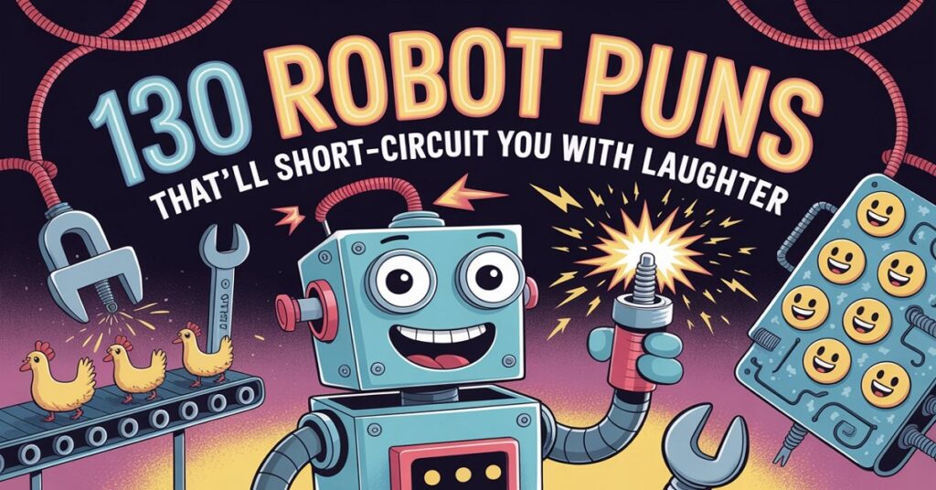 130 Robot Puns That’ll Short-Circuit You with Laughter