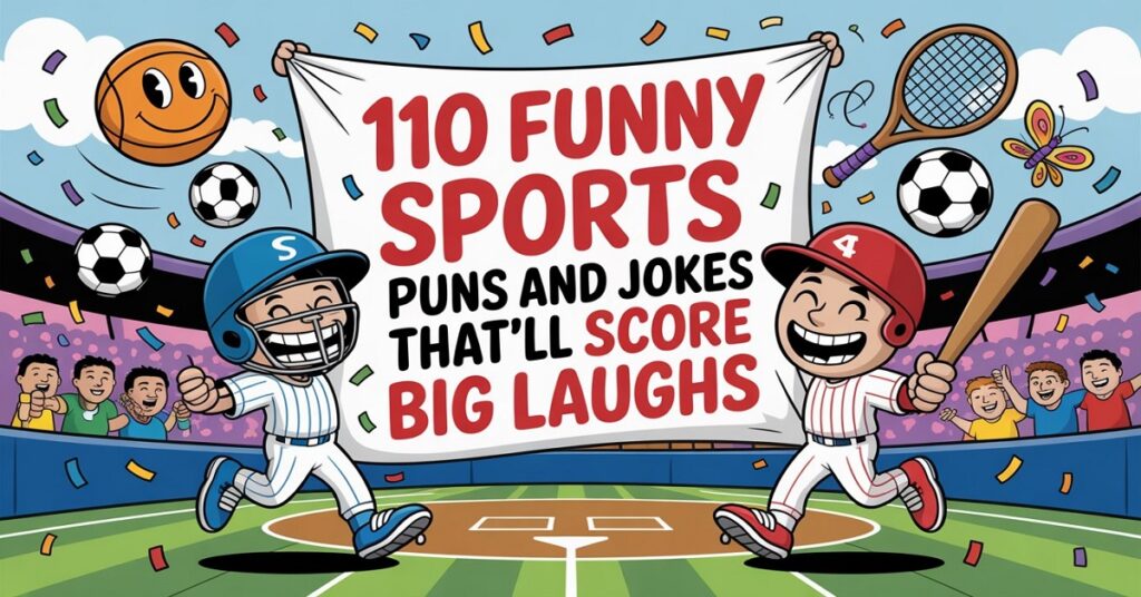 110 Funny Sports Puns and Jokes That’ll Score Big Laughs