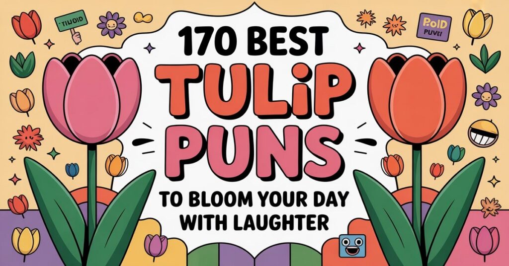 170 Best Tulip Puns to Bloom Your Day with Laughter