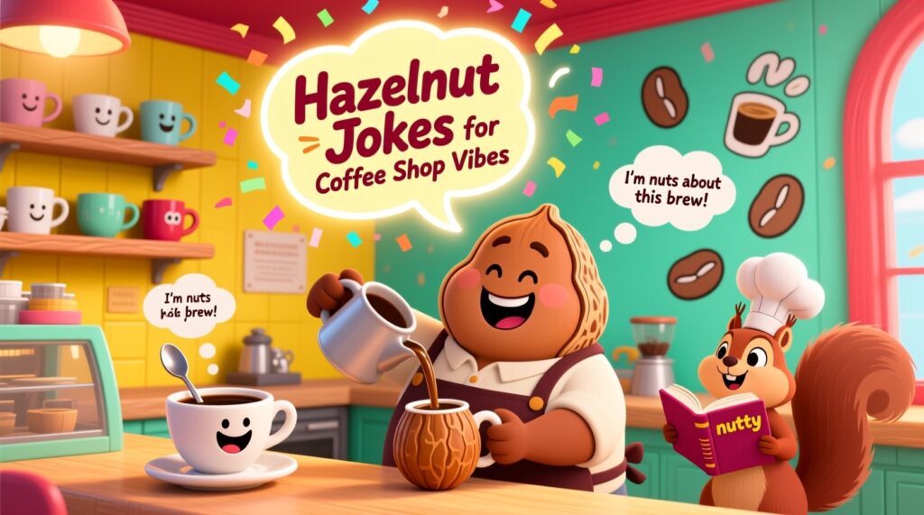 Hazelnut Jokes for Coffee Shop Vibes