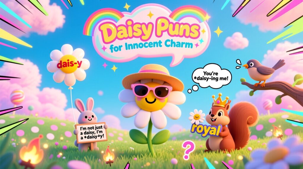 Daisy Puns for Innocent Charm