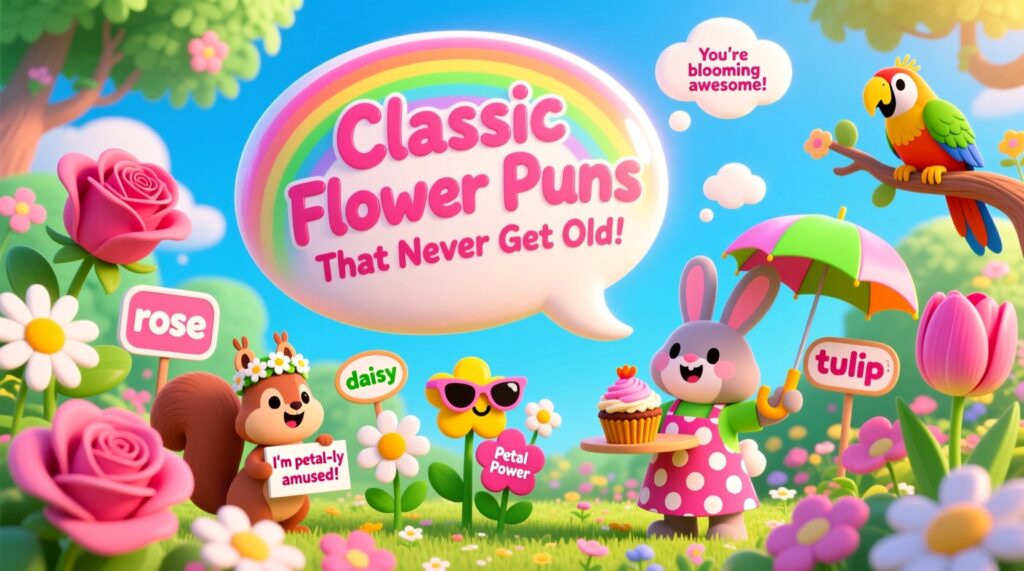Classic Flower Puns That Never Get Old
