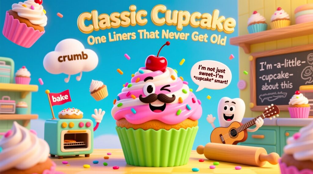 Classic Cupcake One Liners That Never Get Old