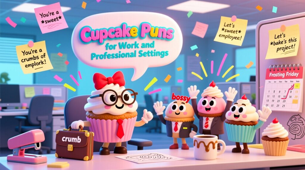 Cupcake Puns for Work and Professional Settings