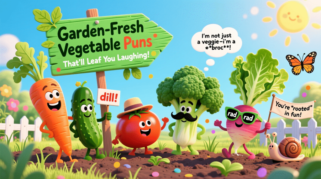 Garden-Fresh Vegetable Puns That'll Leaf You Laughing