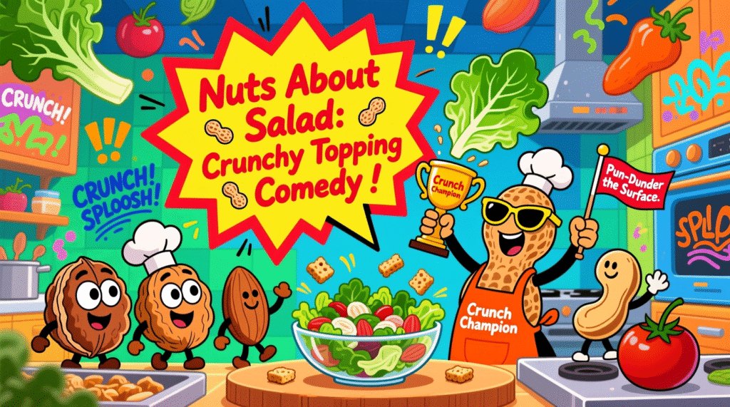 Nuts About Salad: Crunchy Topping Comedy