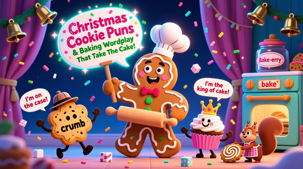 Christmas Cookie Puns & Baking Wordplay That Take The Cake