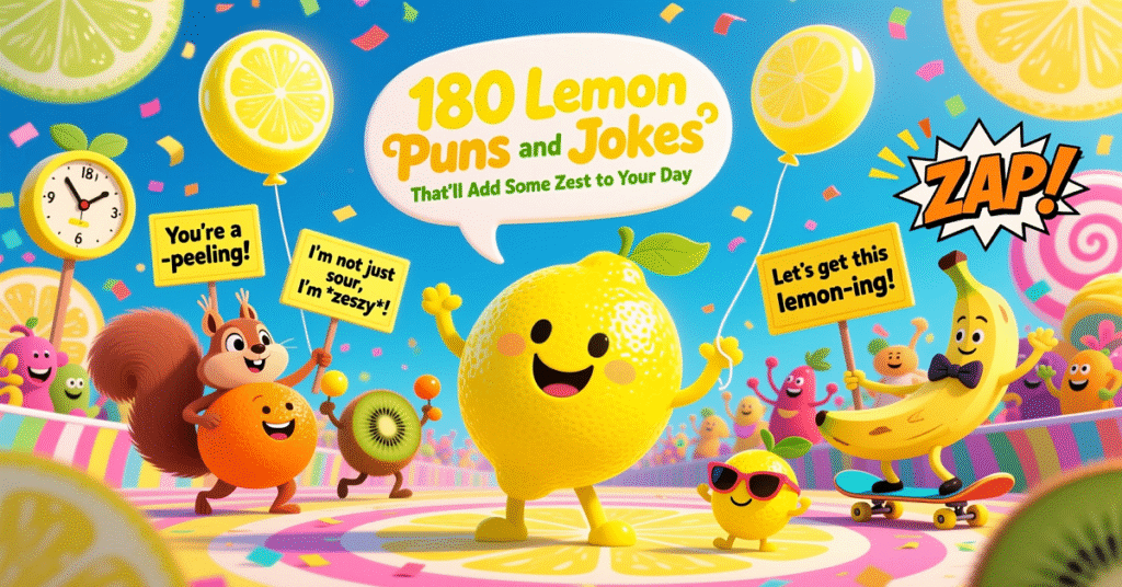 180 Lemon Puns and Jokes That’ll Add Some Zest to Your Day