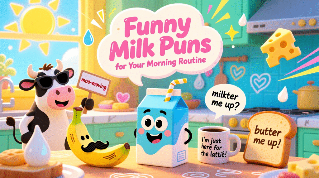 Funny Milk Puns for Your Morning Routine