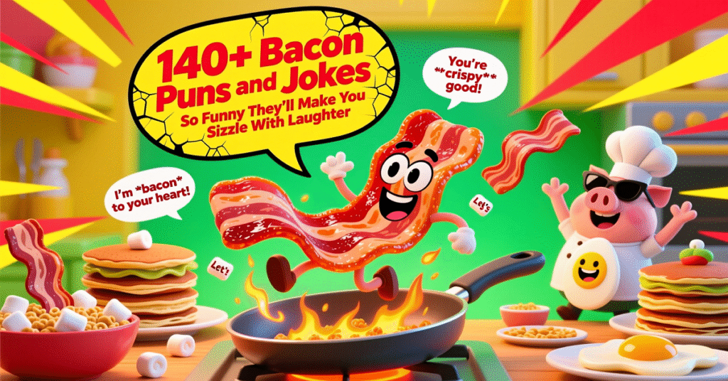 140+ Bacon Puns and Jokes So Funny They’ll Make You Sizzle With Laughter