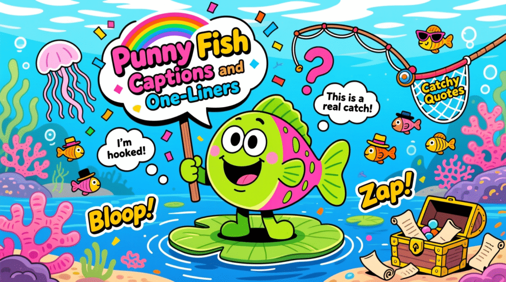 Punny Fish Captions and One-Liners