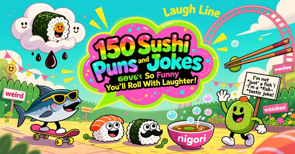 150 Sushi Puns and Jokes So Funny You’ll Roll With Laughter