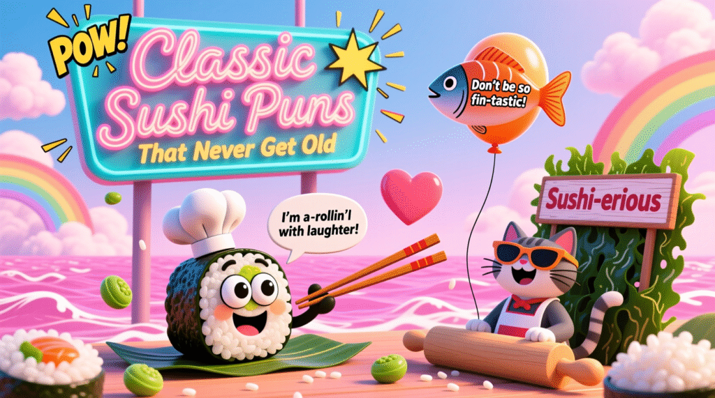 Classic Sushi Puns That Never Get Old 