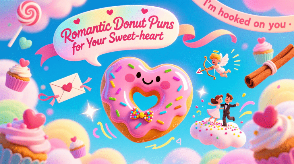 Romantic Donut Puns for Your Sweet-heart