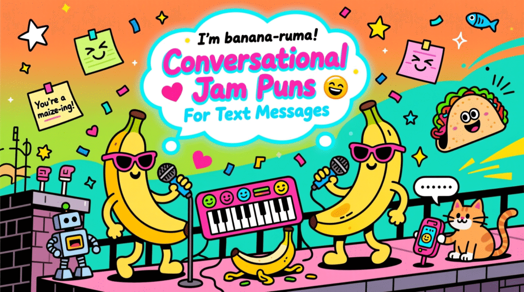 Conversational Jam Puns For Text Messages